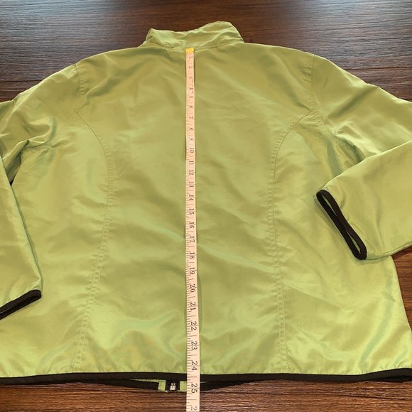 Kim Rogers Women's XL Green Mesh Lined Lightweight Full Zip Jacket - Picture 6 of 8